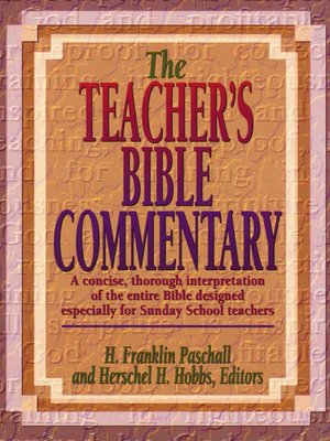 cover image of The Teacher's Bible Commentary